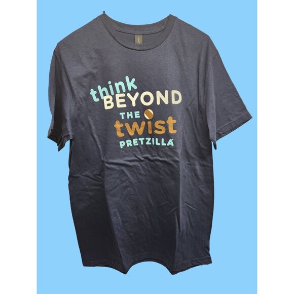 Gildan Other - Gildan Softstyle Think Beyond The Twist Pretzilla T-Shirt Med Navy Blue - NEW